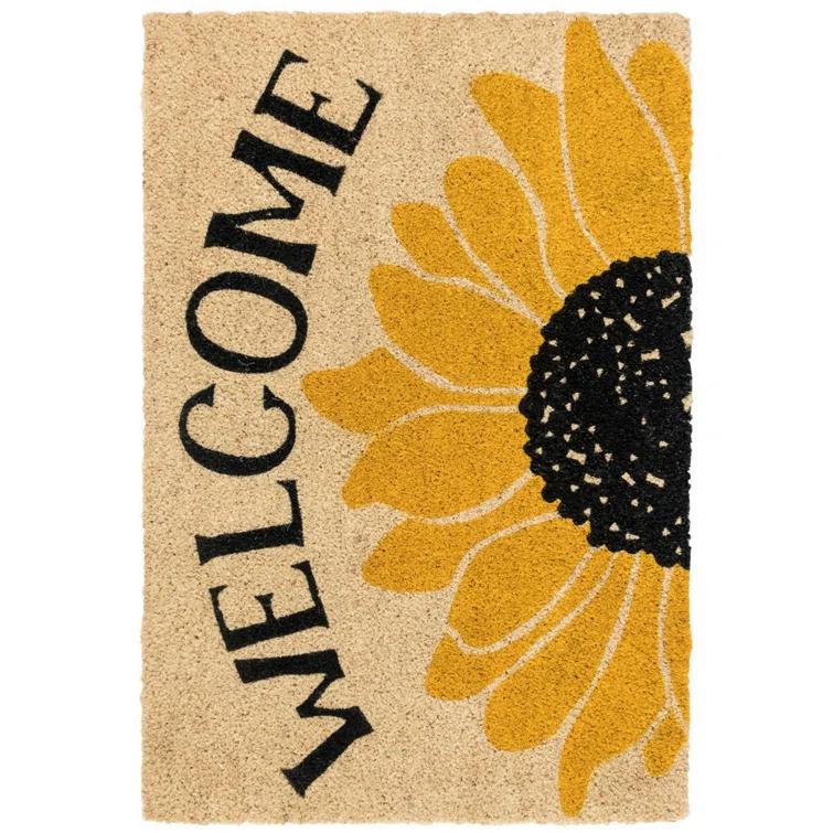 Sunflower Welcome Doormat