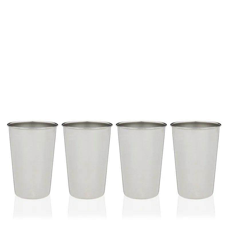 True Stainless Steel Pint Glasses