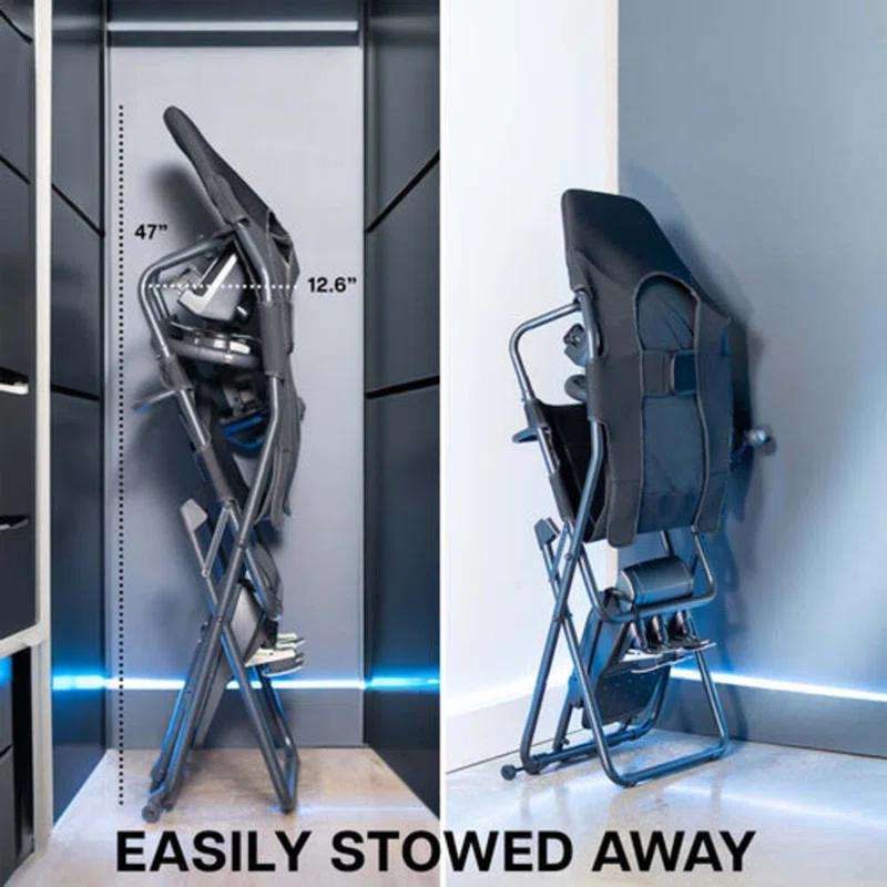 Vivo Black Folding Racing Simulator Cockpit With Wheel Stand
