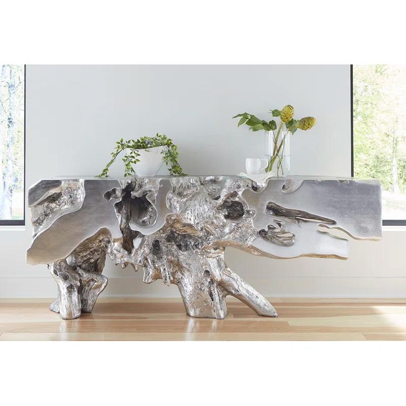 Phillips Collection Cast Naturals Freeform Console Table