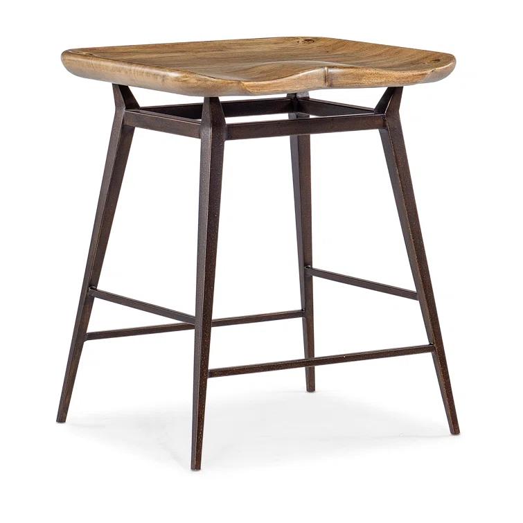 Hooker Furniture Big Sky Counter Stool with Metal Frame