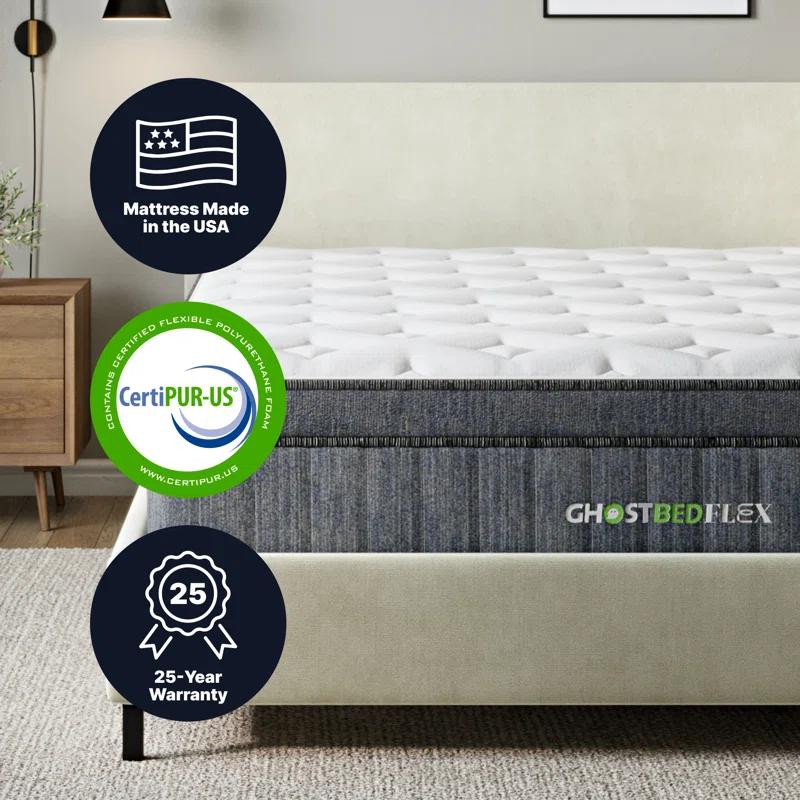 GhostBed Flex 13" Medium Hybrid Mattress