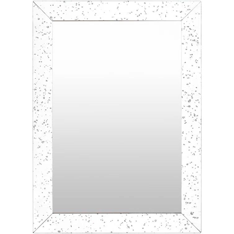 Latitude Run® Crystalline Mirror Flat Wall Mirror