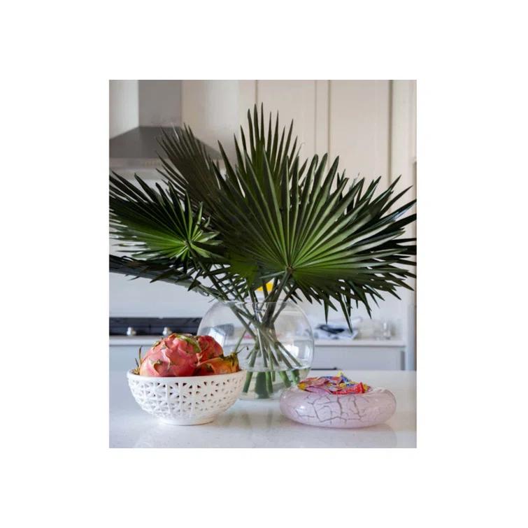 Italian Blown Glass Dish — by Alice Lane Home Collection — Soft Pink — Colorful Vintage Glass Jewelry Dish — Home Decor, Living Room, Kitchen