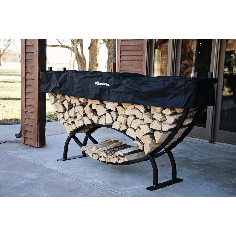 Woodhaven 96'' W Metal Log Rack
