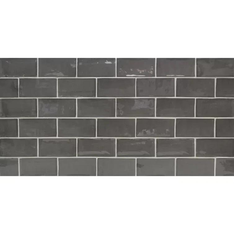 Barcelona 3x6 Blanco Polished Ceramic Subway Wall Tile (5.38 Sq. Ft. / Case)