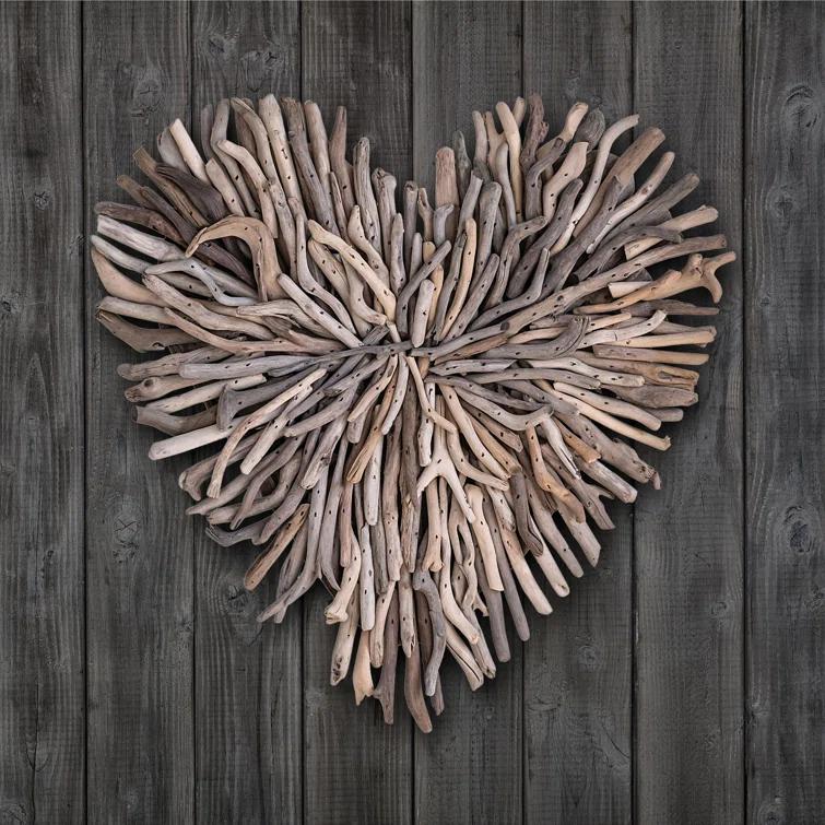 Millwood Pines Boho Plants & Flowers Wall Decor on Solid Wood