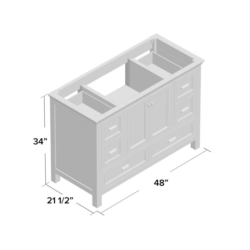 Craft + Main Brantley 48" Single Bathroom Vanity Base Only