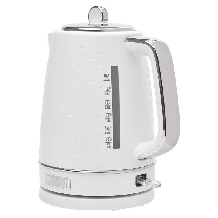 HADEN Starbeck White Electric Tea Kettle