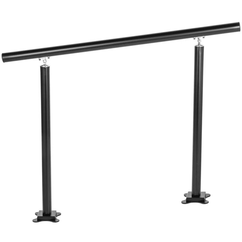 VEVOR VEVOR Outdoor Stair Railing Kit Aluminum Handrail for 3/4 Steps