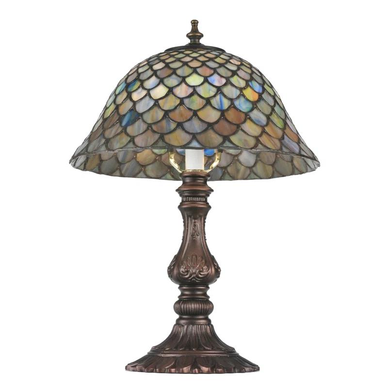 Meyda Tiffany & Stained Glass Metal Table Lamp