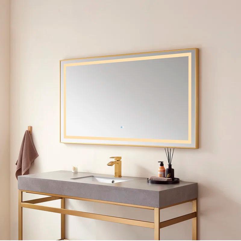 Vinnova Metal Flat LED Wall Mirror