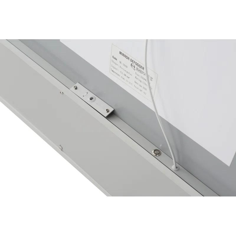 AQUADOM Soho Bathroom LED Wall-Mount Mirror with Dimmer, Defogger, Touch Control, Backlit and Front-Lit
