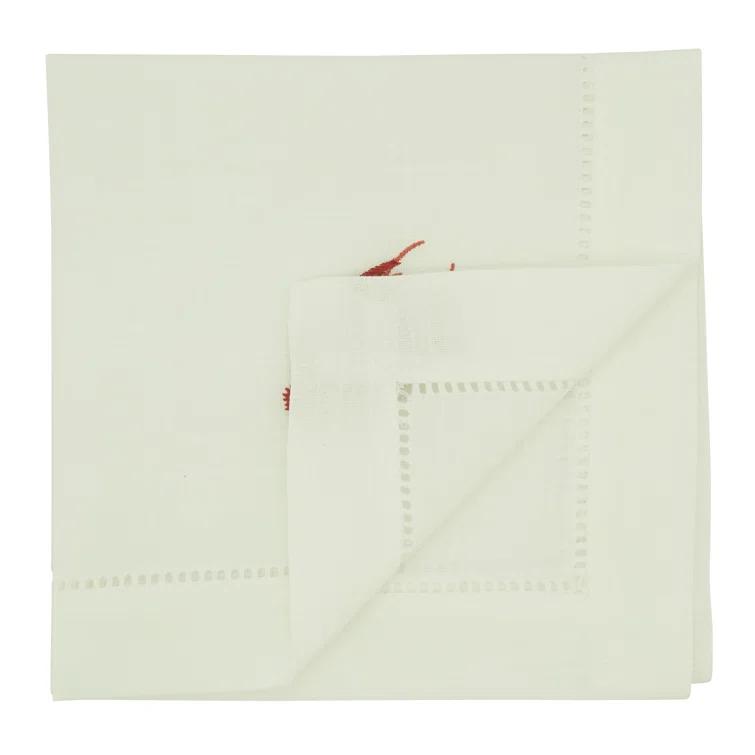 Saro Rab Polyester Animals/Nature Square Napkin (Set of 4)