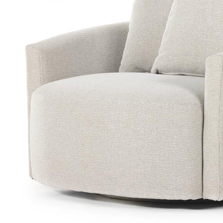 Kaila Swivel Chair - Taupe