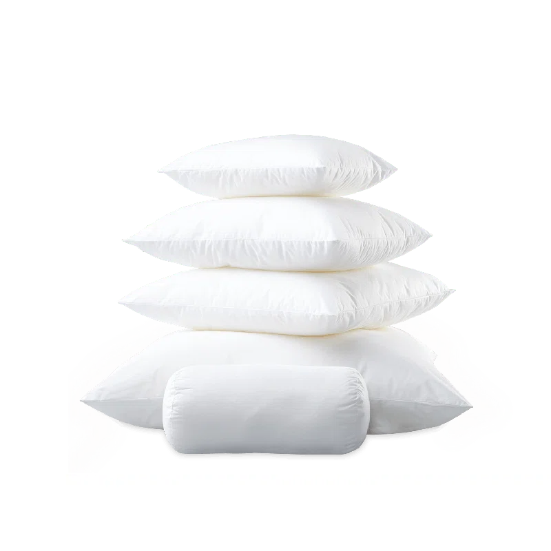 Standard White Cotton Percale Duck Down Pillow