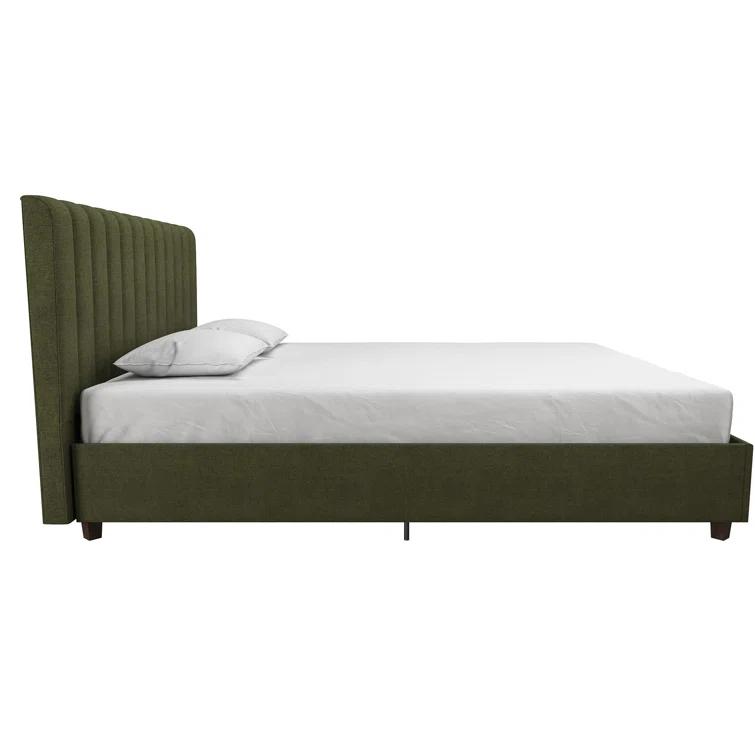 Novogratz Brittany Tufted Upholstered Platform Bed