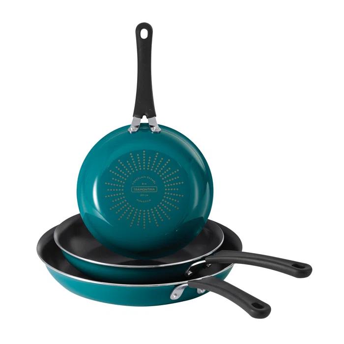 Tramontina Tramontina 3 Pk Porcelain Enamel Fry Pan Set