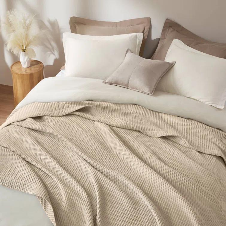 Waffle Weave Cotton Blanket