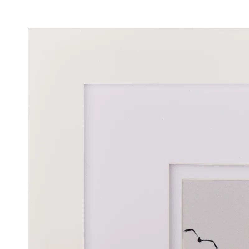 Gallery Solutions Gallery Solutions Wall Mount Double Airfloat Mat Picture Frame