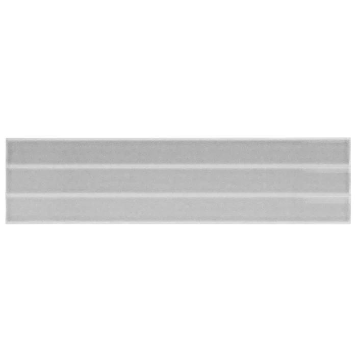 Radiant Fluted 4.43'' W x 17.62'' L Crackled Ceramic Subway Wall Tile (9.26 Sq. Ft. / Case)