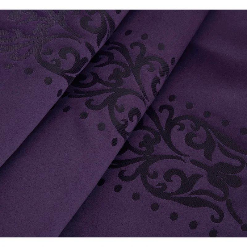 Royale Jacquard Floral 7 Piece Comforter Set