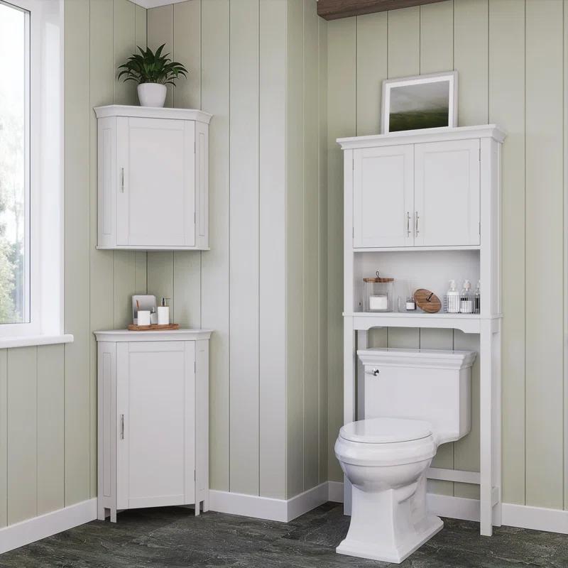 RiverRidge Home RiverRidge Somerset Over the Toilet Bathroom Spacesaver Wall Medicine Storage Cabinet with Adjustable Shelf