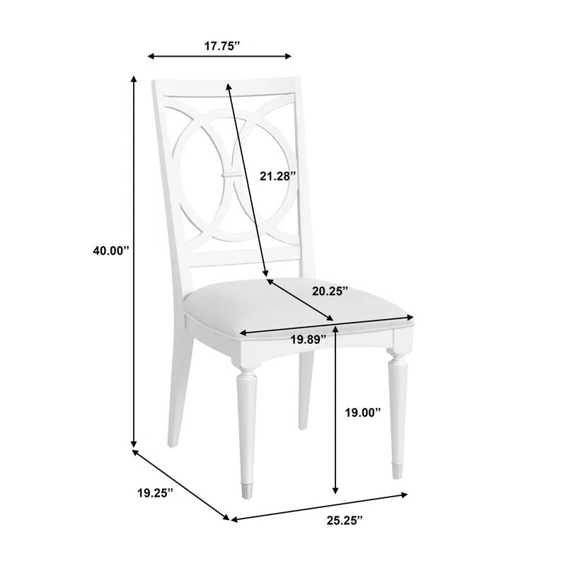 Pulaski Furniture Zoey Wood Back Side Chair (Set of 2)