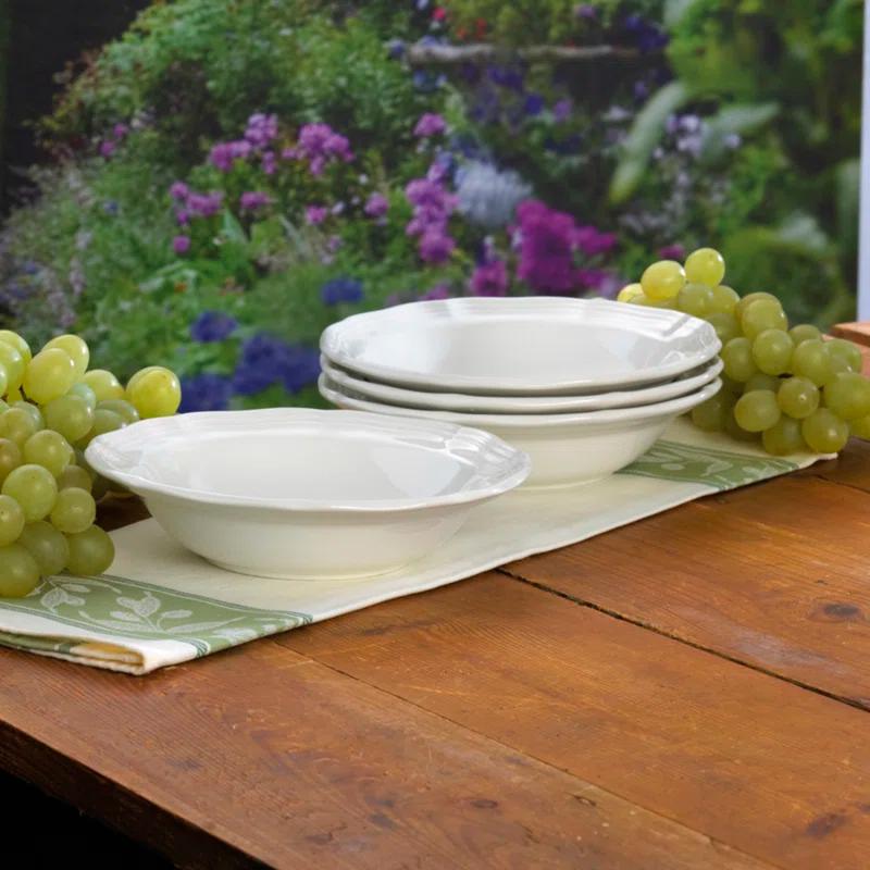 Mikasa Mikasa French Countryside 7.25 in. Fruit Bowl (Set of 4)