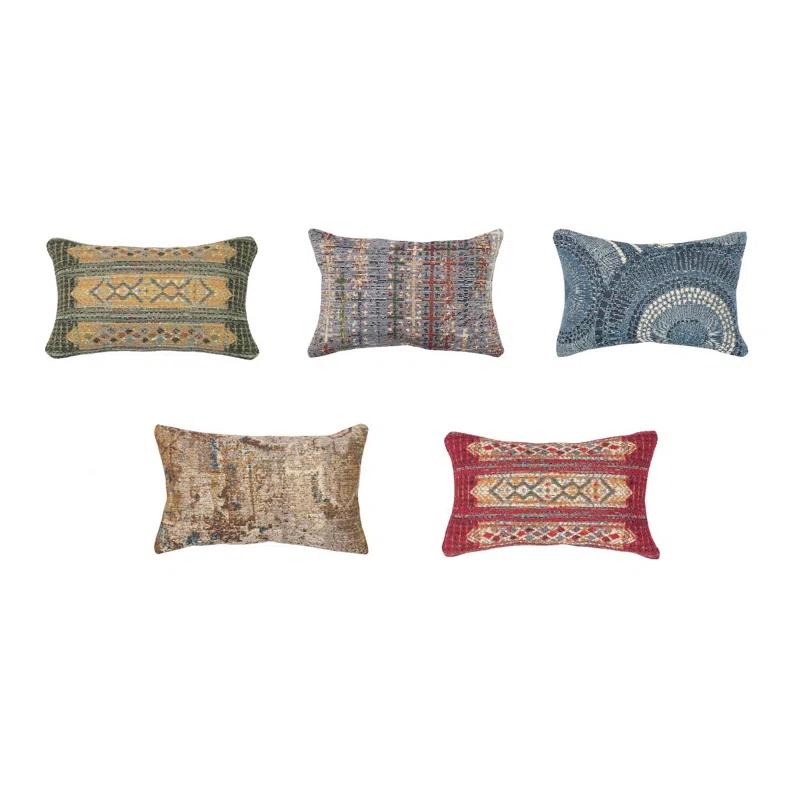 Marina Abstract Indoor/Outdoor Throw Pillow