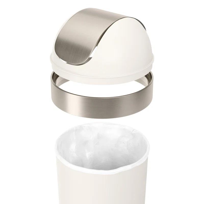 Umbra Venti Plastic Swing Top Trash Can - 16 Gallons