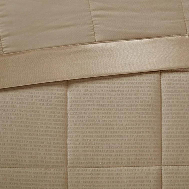 Madison Park Cambria Oversized Down Alternative Blanket with Satin Trim