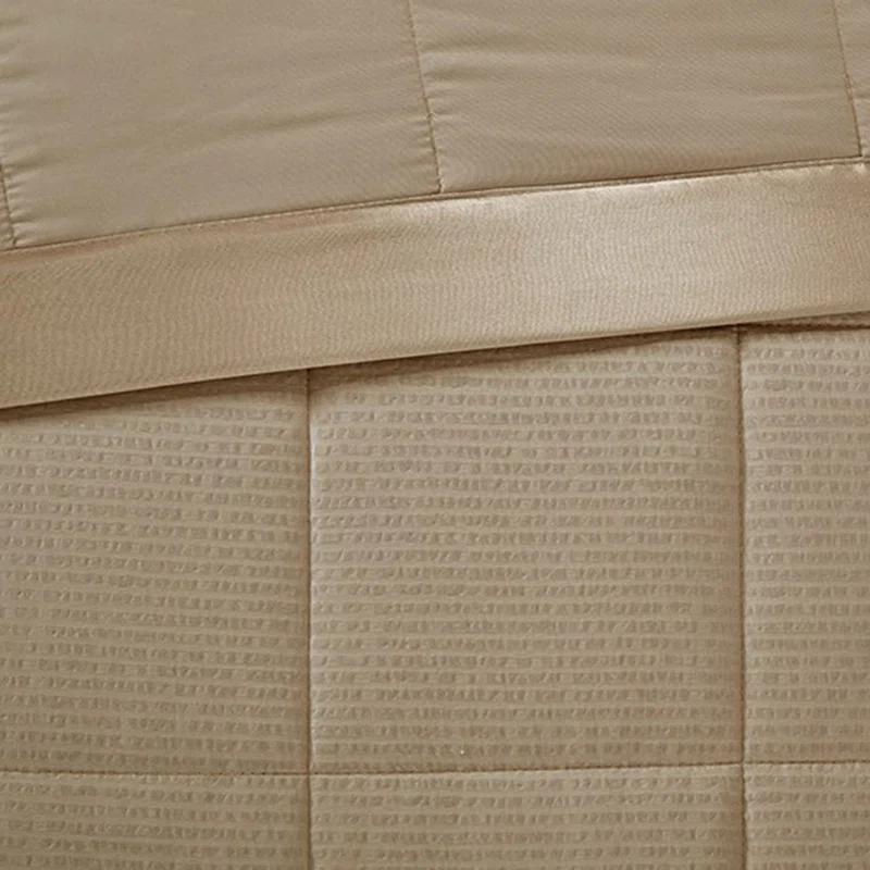 Madison Park Cambria Oversized Down Alternative Blanket with Satin Trim