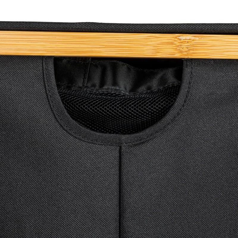 Household Essentials Sleek Laundry Hamper With Dual Mesh Liners And Lid