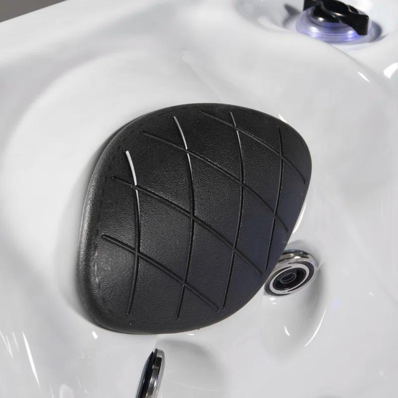 Aqualife® by Strong Spas® Grand Banks™ 5-Person 81-Jet Acrylic Lounger Hot Tub Spa, Stainless Steel Heater and Ozonator, Multi Color LED Lighting, Insulated Cover Included