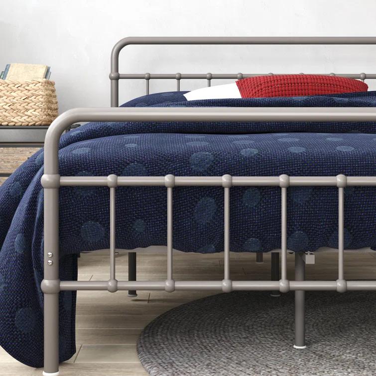 Zinus Florence 42" Modern Farmhouse Metal Platform Bed