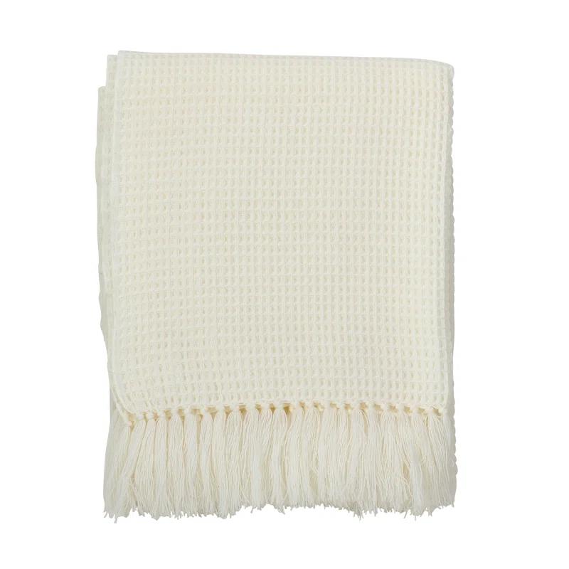 Saro Sevan Collection Hand Woven Throw Blanket