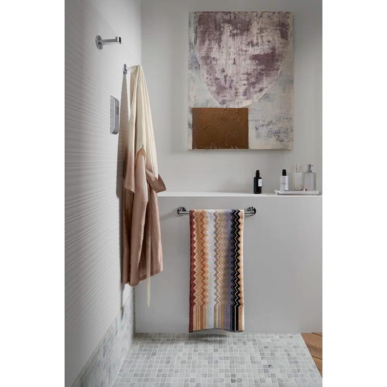 Vibrant Brushed Moderne Brass 18" Wall Mounted Towel Bar