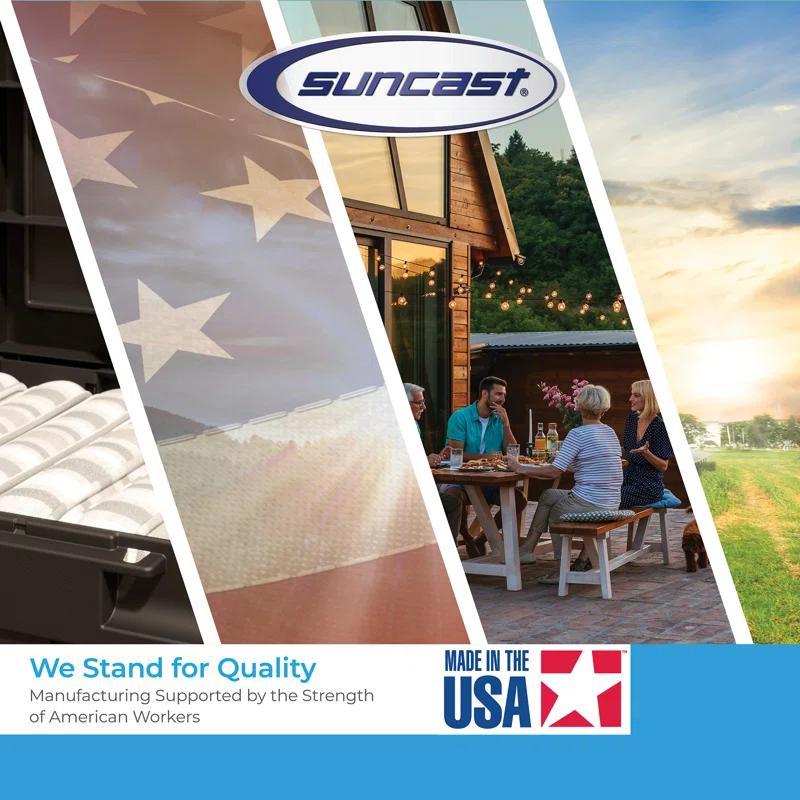 Suncast Suncast Outdoor Vanilla Resin Storage Shed