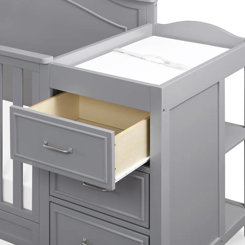 daVinci Charlie 4-in-1 Convertible Crib and Changer with Storage