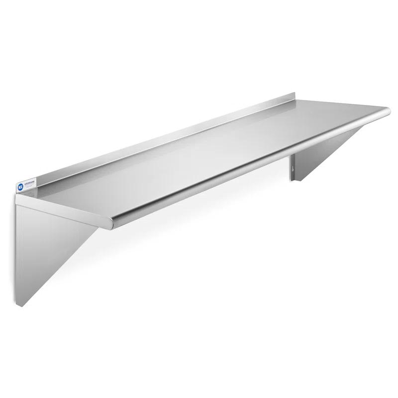 GRIDMANN NSF Stainless Steel Wall-Mount Shelf by Latitude Run