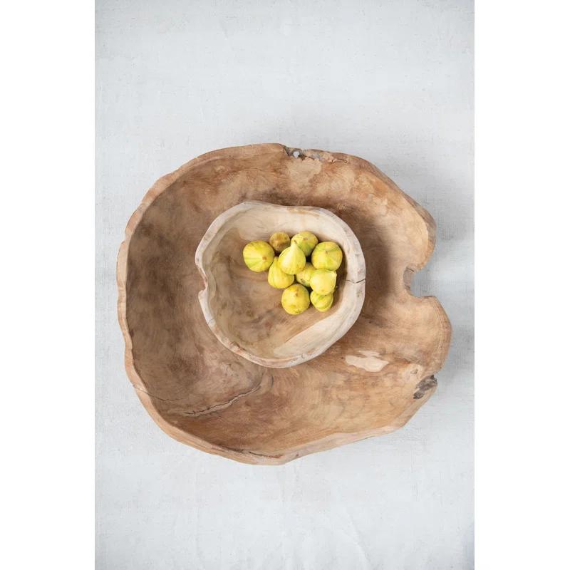 Desideria Teak Serving Bowl