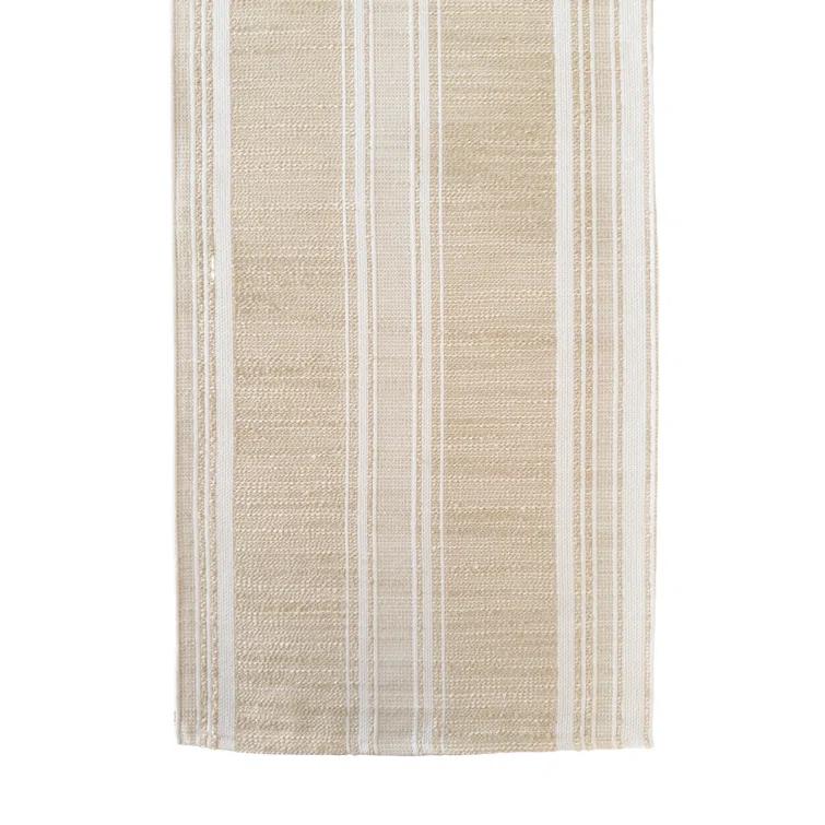 Anaya Beach Club Stripe Indigo Indoor Outdoor Table Runner