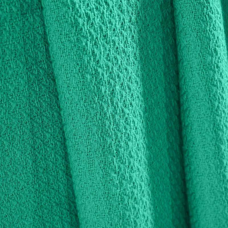 Superior Waffle Weave Honeycomb Knit Soft Textured All-Season Cotton Blanket