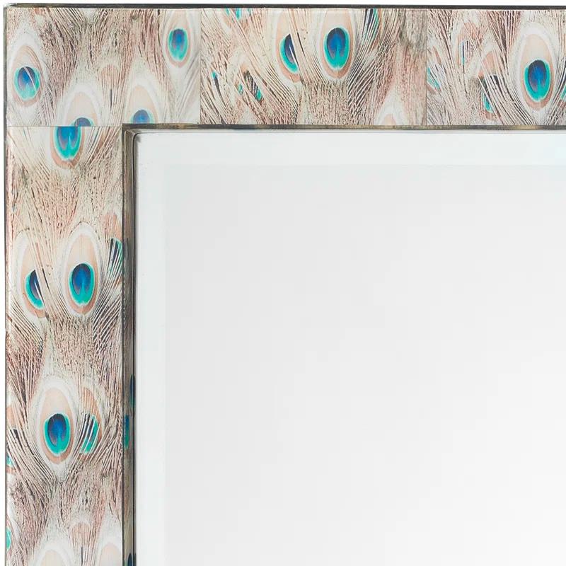 Jamie Young Company Plume Engineered Wood Flat Wall Mirror