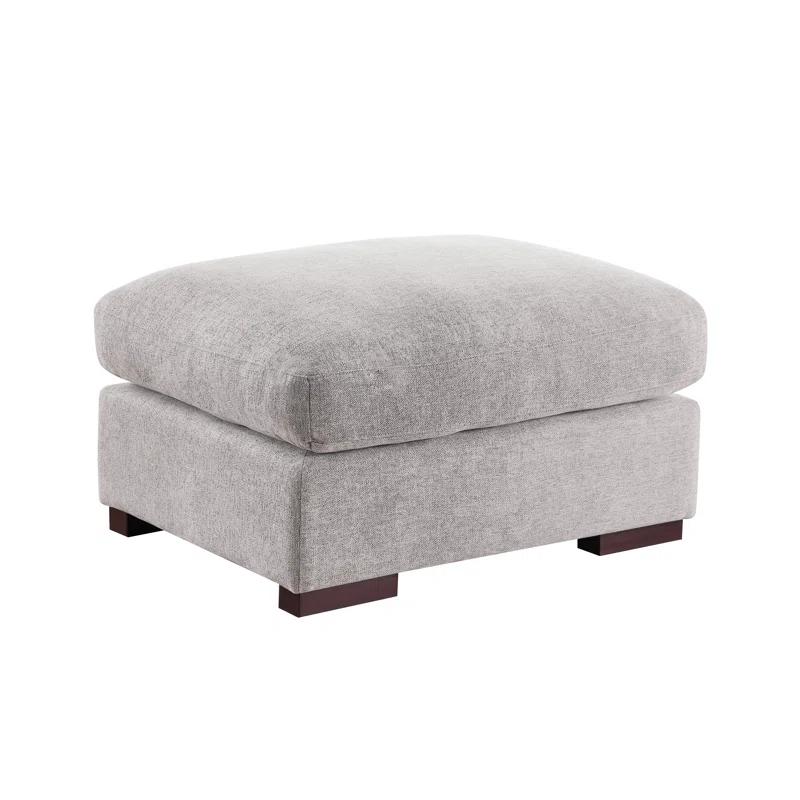 Biaggio Linen Blend Sectional with 2 Ottomans,Sectional Couch