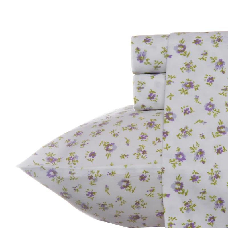 Laura Ashley Sateen Cotton Printed Sheet Sets & Reviews | Wayfair