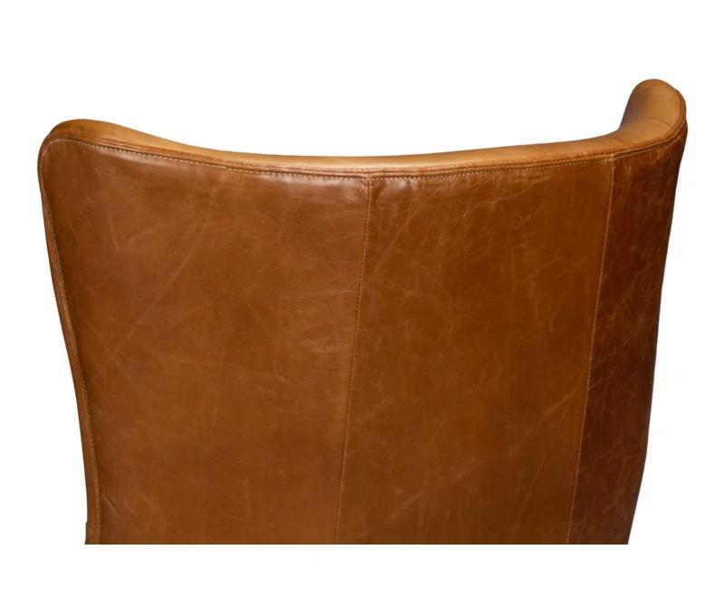 Sarreid Ltd Patron Upholstered Wingback Chair