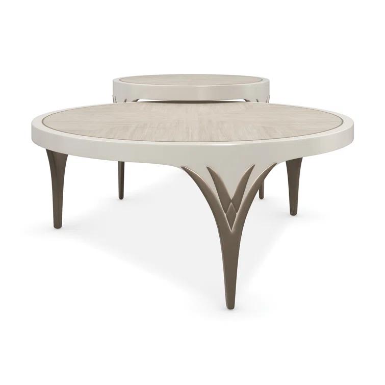 Caracole Compositions Valentina Solid Wood Coffee Table
