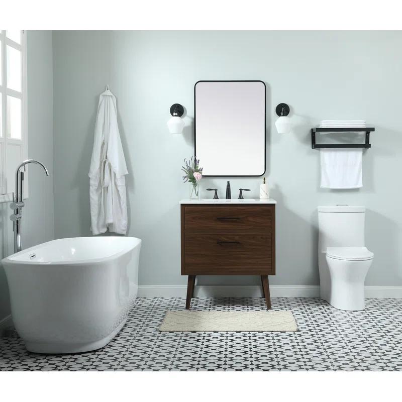 Elegant Kitchen and Bath Elegant Kitchen and Bath 30 Inch Single Bathroom Vanity
